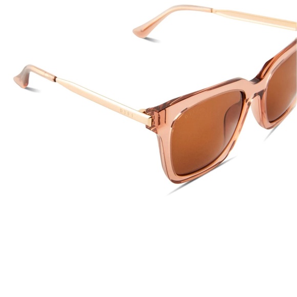 DIFF Eyewear BELLA Polarized Sunglasses in Café Ole Brown - Picture 5 of 11